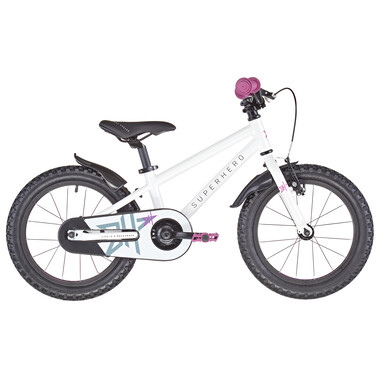 SERIOUS SUPERHERO 16" Kids Bikes White/Purple 2022 0